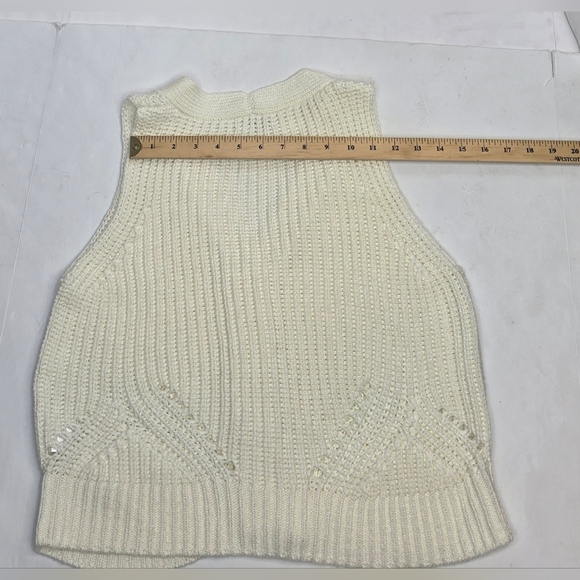 Gentle Fawn Cream,knit, Button Up, Sweater Vest. Small - Picture 9 of 15